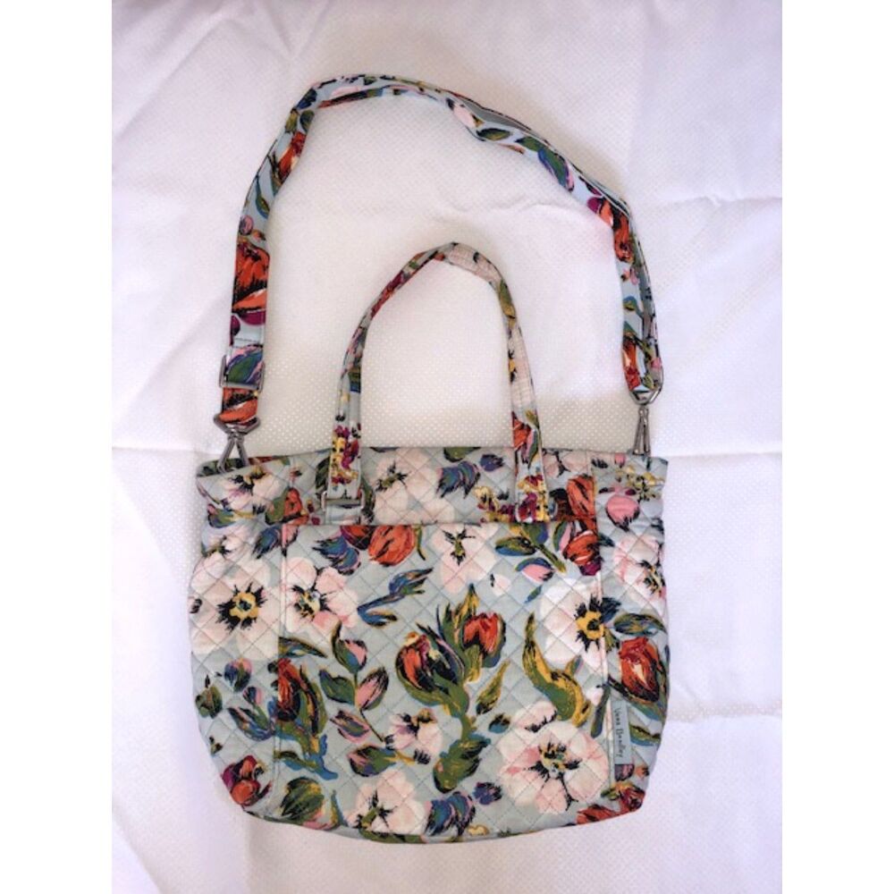 Vintage Retired Vera Bradley "Sea Air Floral" Shoulder Bag